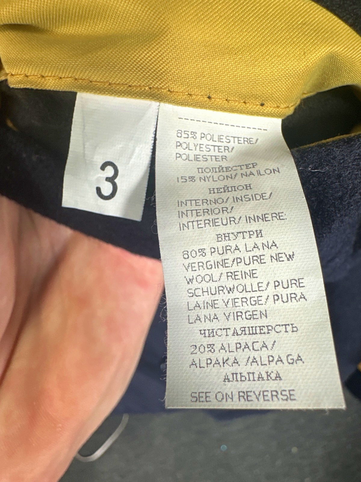 Paul & Shark Black Coat UK XL