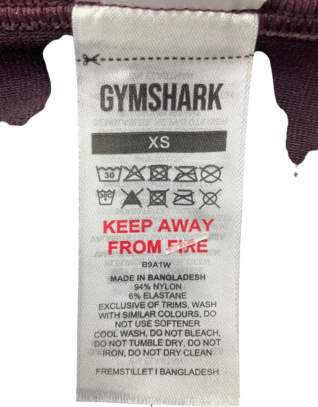 gymshark Purple Gains Seamless Zip Up Jacket UK XS