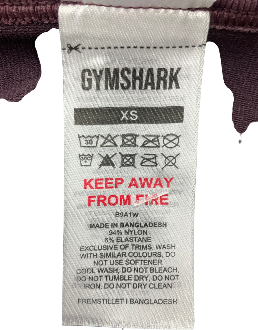 gymshark Purple Gains Seamless Zip Up Jacket UK XS