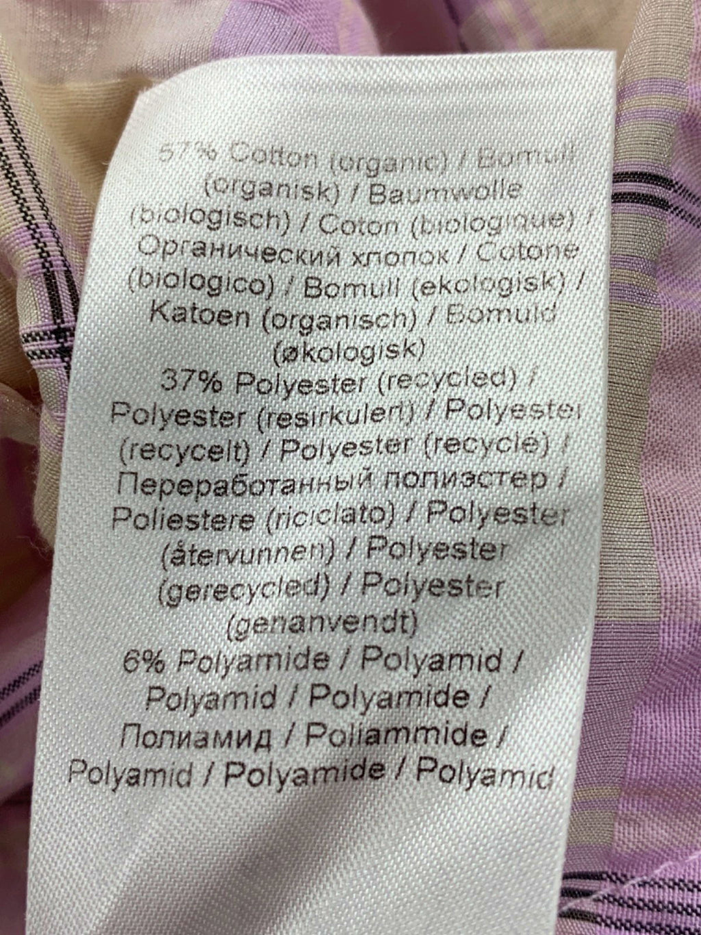 Ganni Purple Plaid Dress UK 10