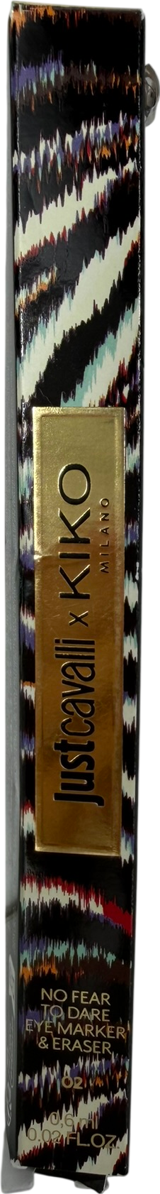 Kiko Just Cavalli No Fear To Dare Eyemarker & Eraser 02 0.6ml