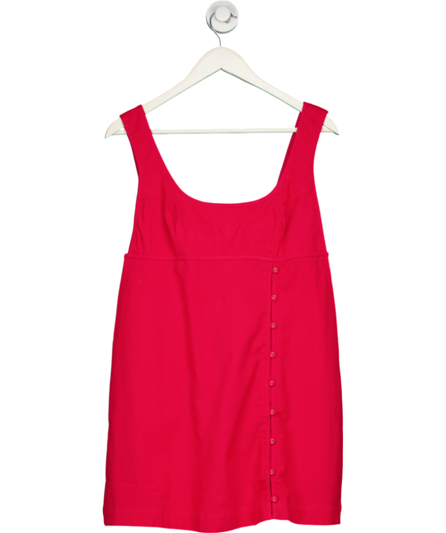 Free People Red Vivian Mini Dress UK 8