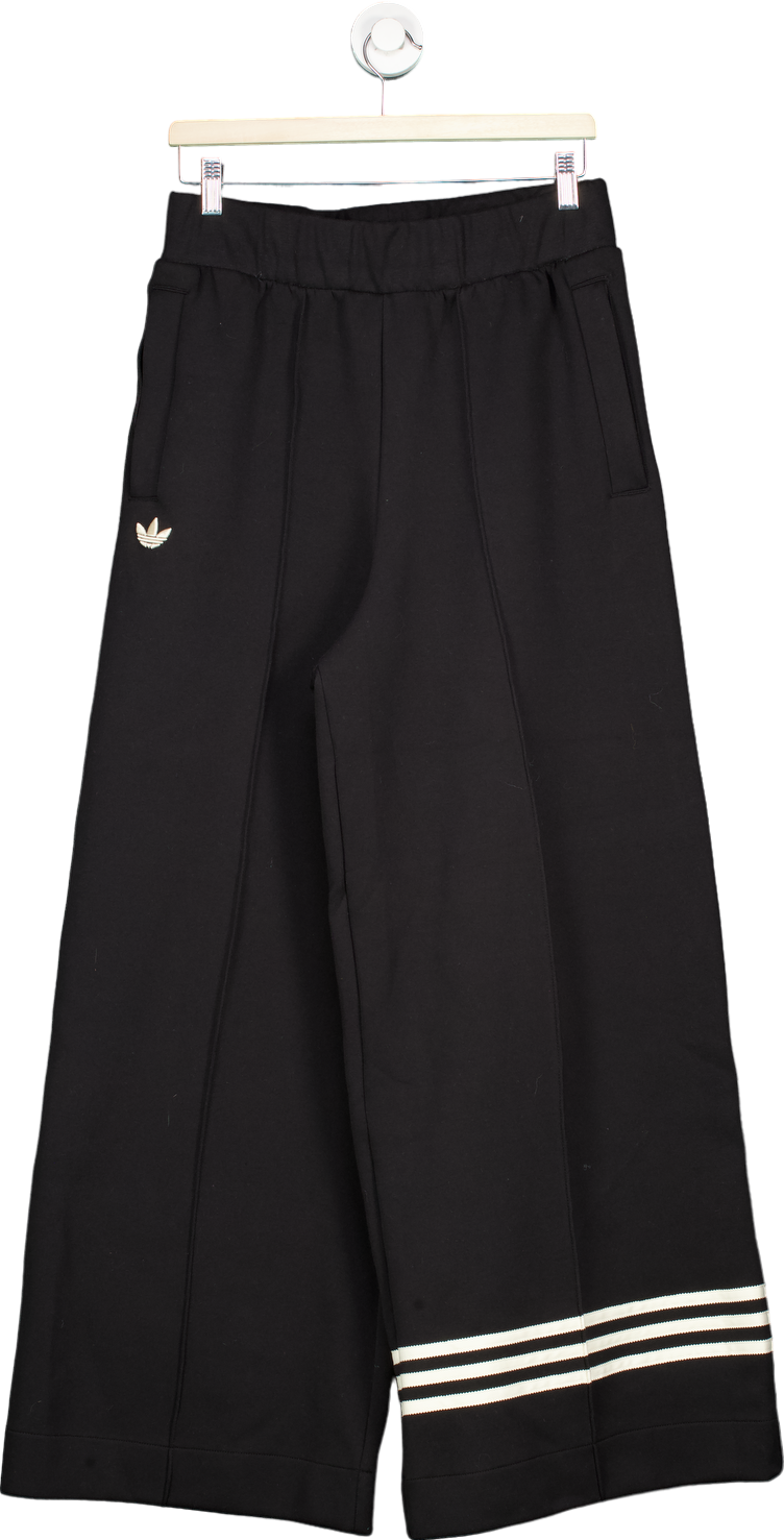 Adidas Black Wide-leg Trousers UK L
