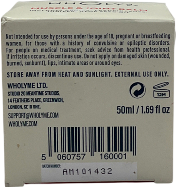 wholy Muscle Joint Relief Balm 50ml
