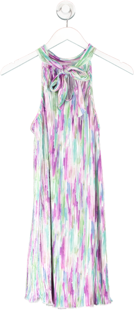 SHEIN Multicoloured Pleated Mini Dress UK S