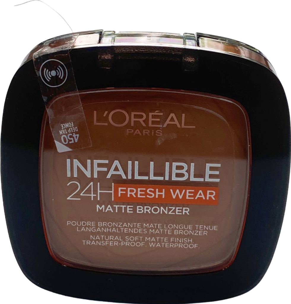 L'Oréal Infallible 24H Fresh Wear Matte Bronzer 450 Deep Tan