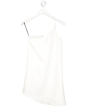 NBD White Asymmetric Strappy Mini Dress UK S
