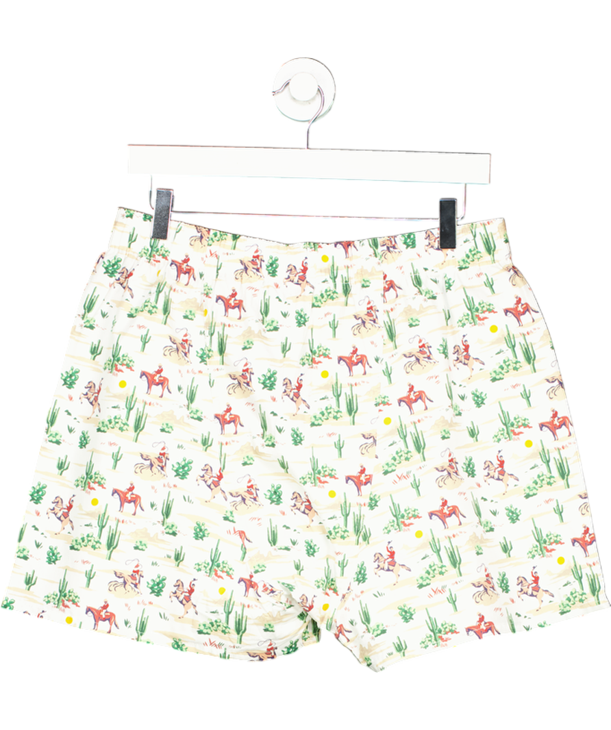 Beaufort & Blake White Horses Boxer Shorts UK M