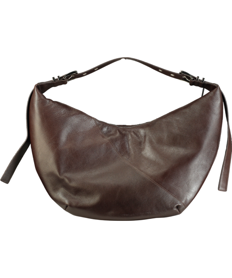 Mint Velvet Brown Roxy Leather Hobo Bag One Size