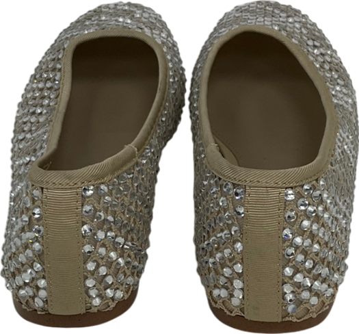 STEVE MADDEN Nude Auden Mesh Ballerinas UK 6 EU 39 👠