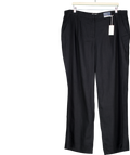 Abercrombie & Fitch Black Linen Wide Leg Trousers W33