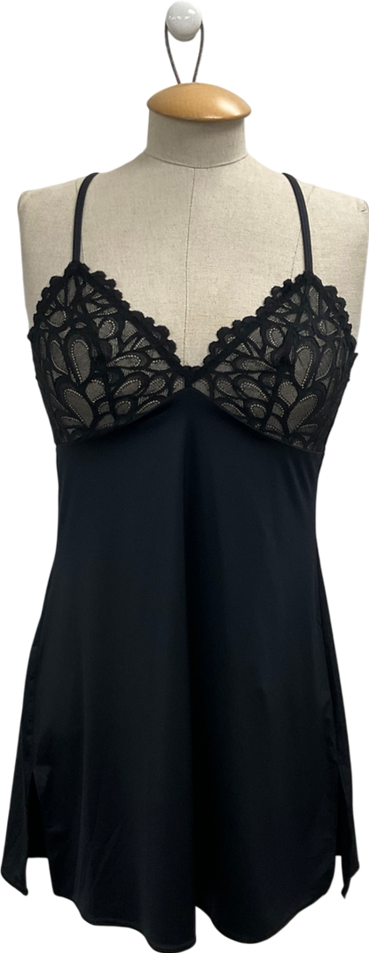 Savage X fenty Black Not Sorry Slip UK 10 Reliked