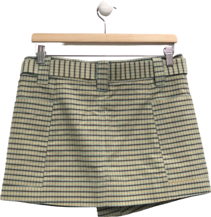 Rails Beige Checkered Mini Skirt UK S