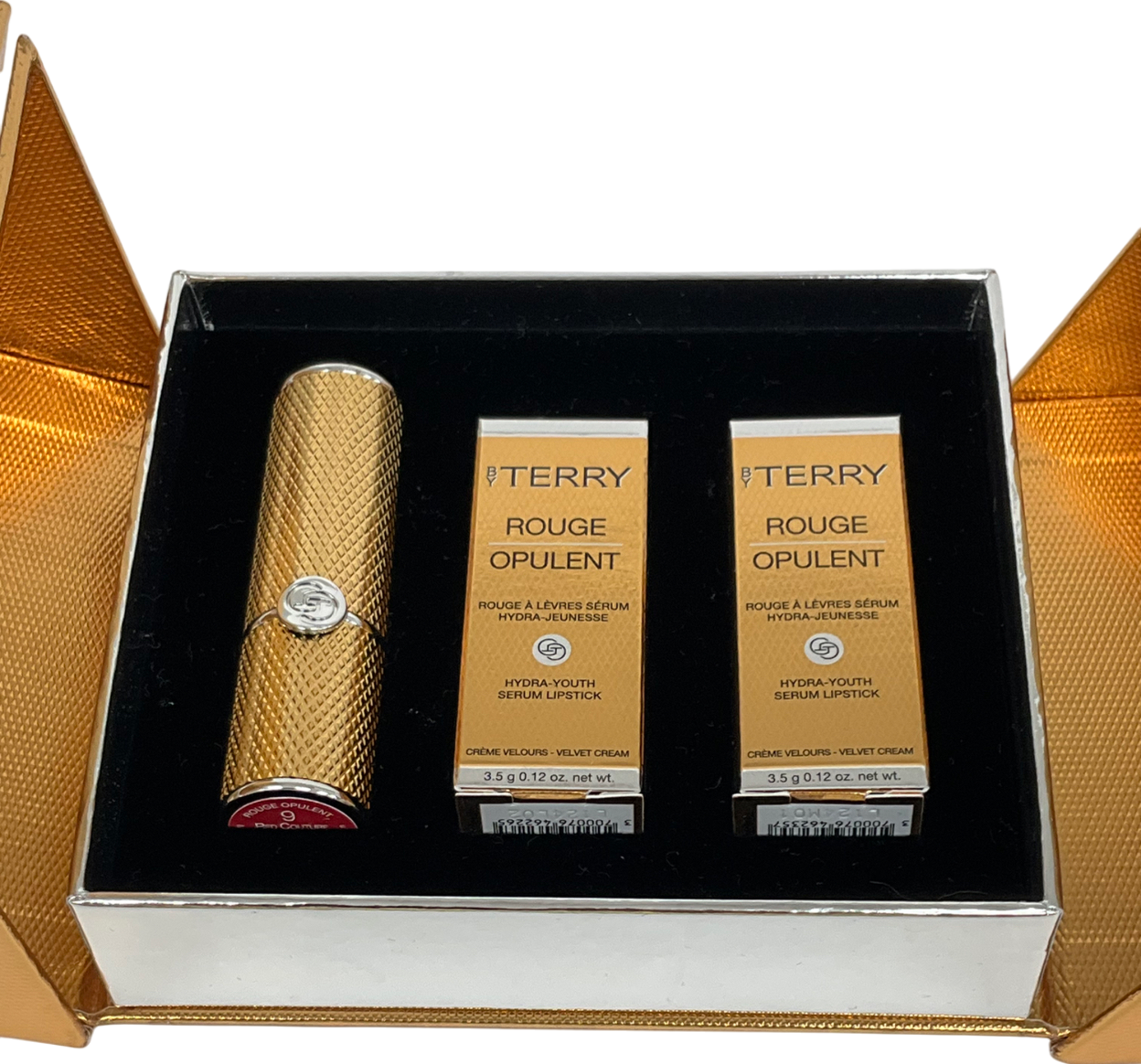 BY TERRY Opulent Box Set Red Couture X 1, Bare Velvet X 1 Refill, Sweet Romance X 1 Refill One size