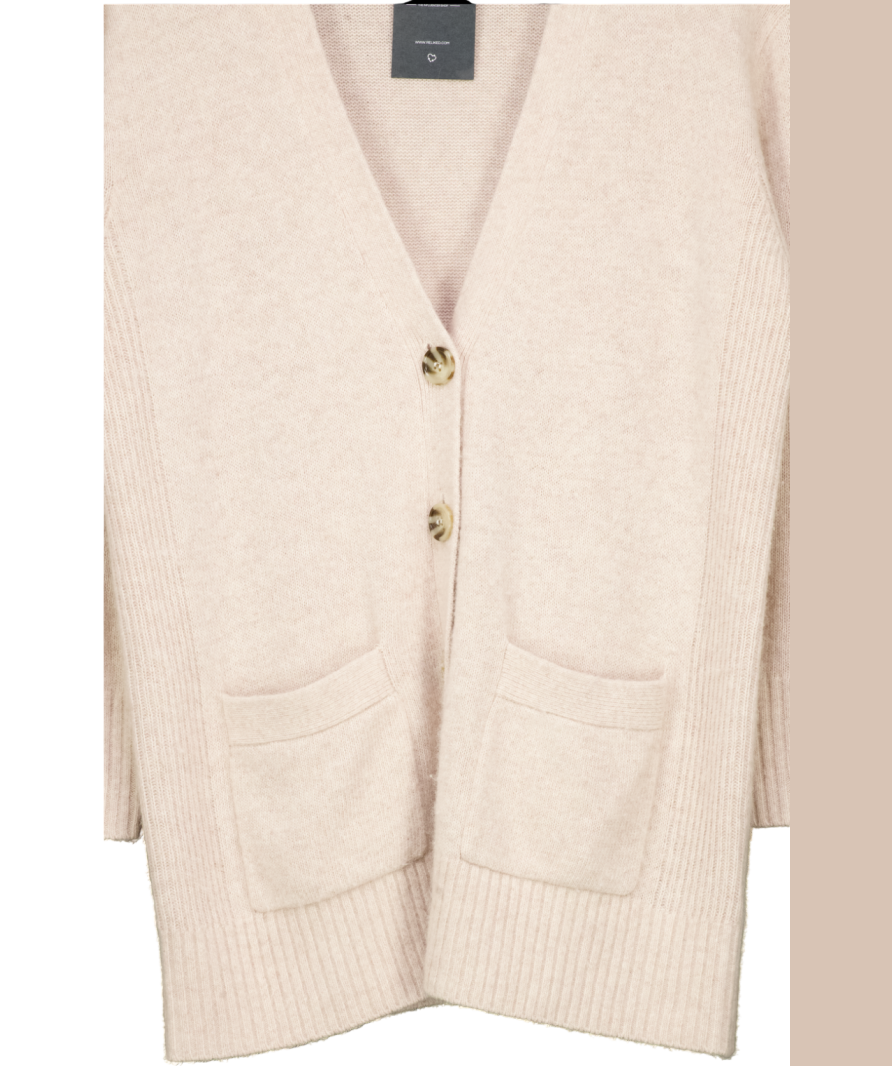 Gerard Darel Beige Wool Blend Cardigan UK S