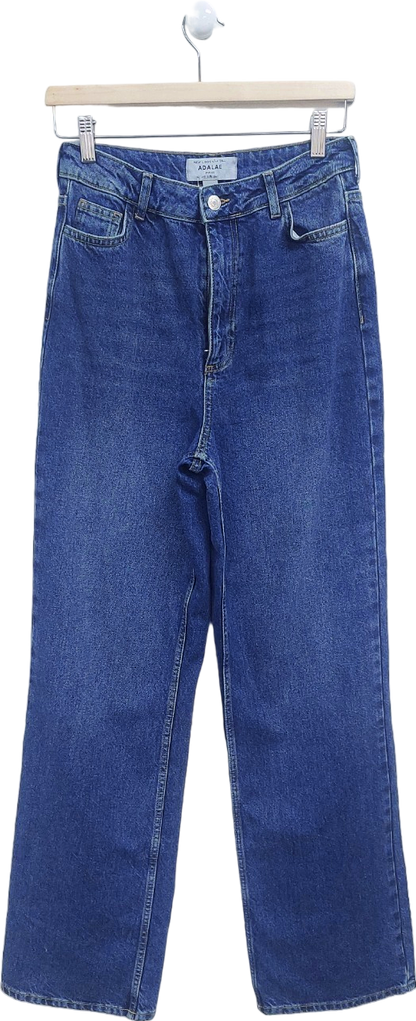 New Look Blue Wide Leg Jeans UK 8