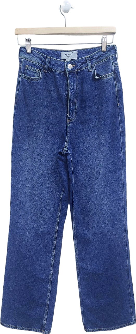 New Look Blue Wide Leg Jeans UK 8