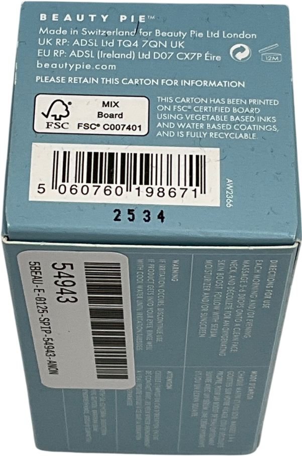 Beauty Pie Superdrops Brightening Niacinamide 30ml