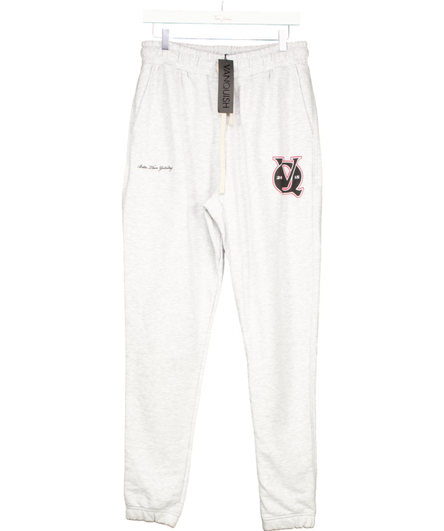 Vanquish Grey Tsp Interlock Tapered Sweatpants UK L
