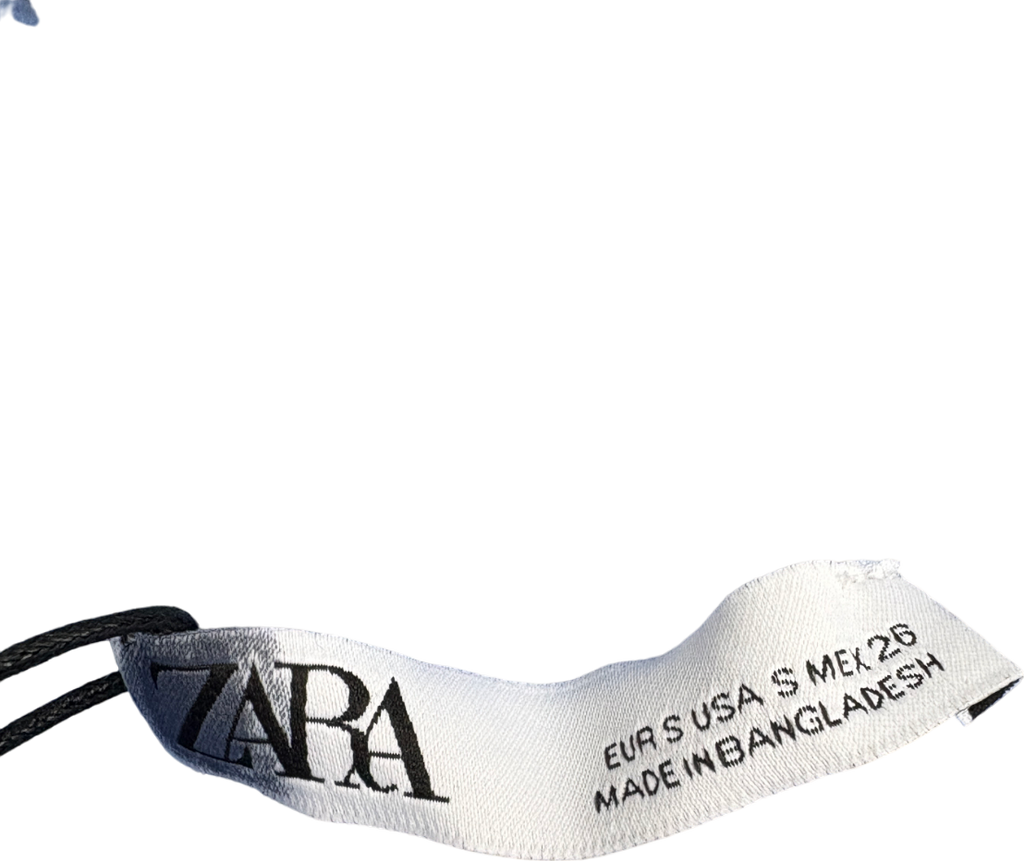 ZARA Cream Tie Belt Knit Cardigan UK S