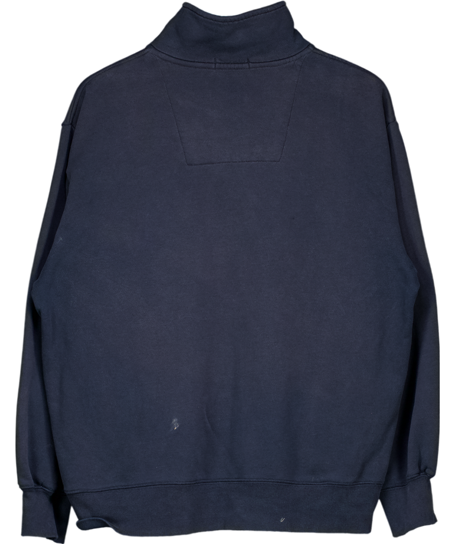 Nautica Blue Tall Navtech Quarter-zip Sweater UK L