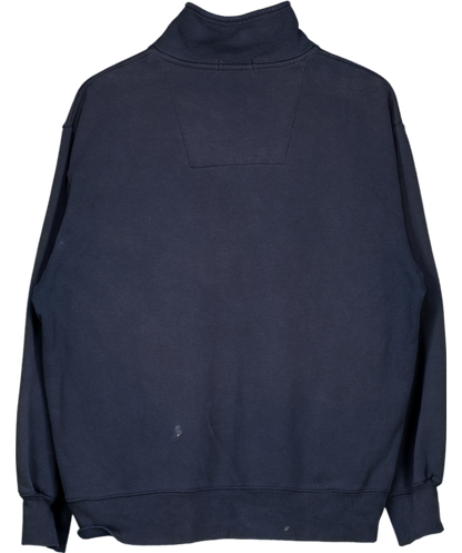 Nautica Blue Tall Navtech Quarter-zip Sweater UK L