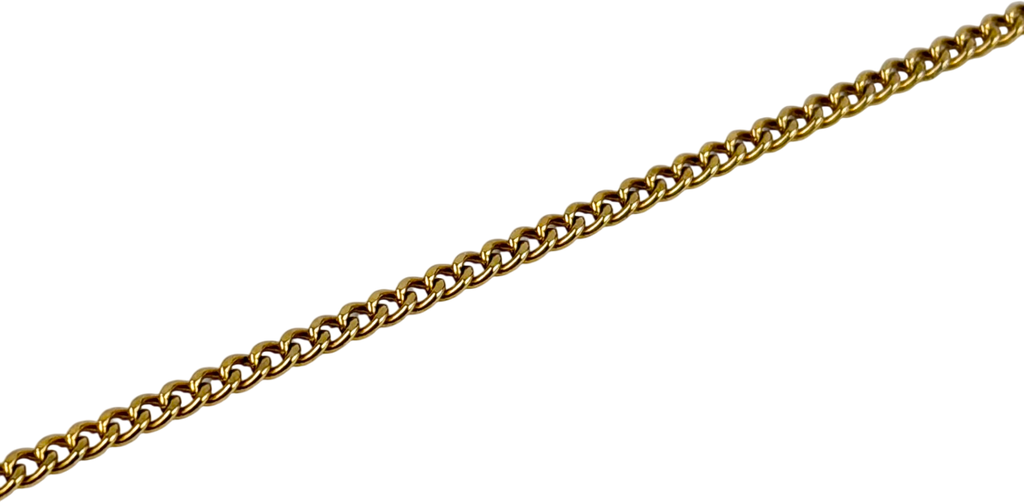 CRAFTD LONDON 18k Gold Plated Cuban Plated 2mm Chain