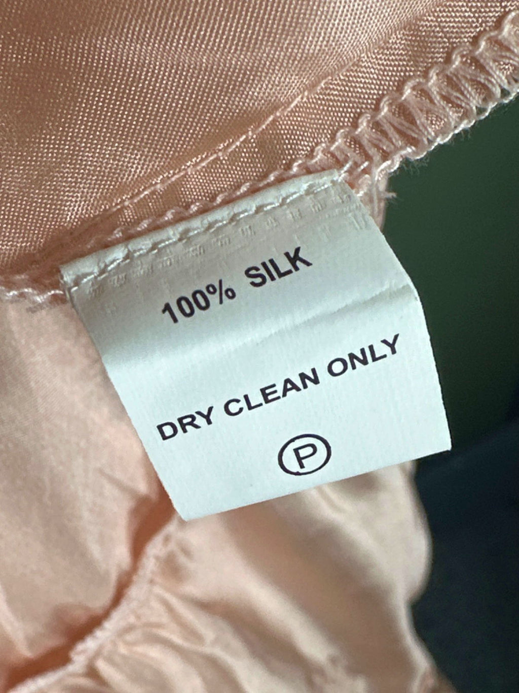 Hannah Artwear Pink Patterned Silk Dress OneSize