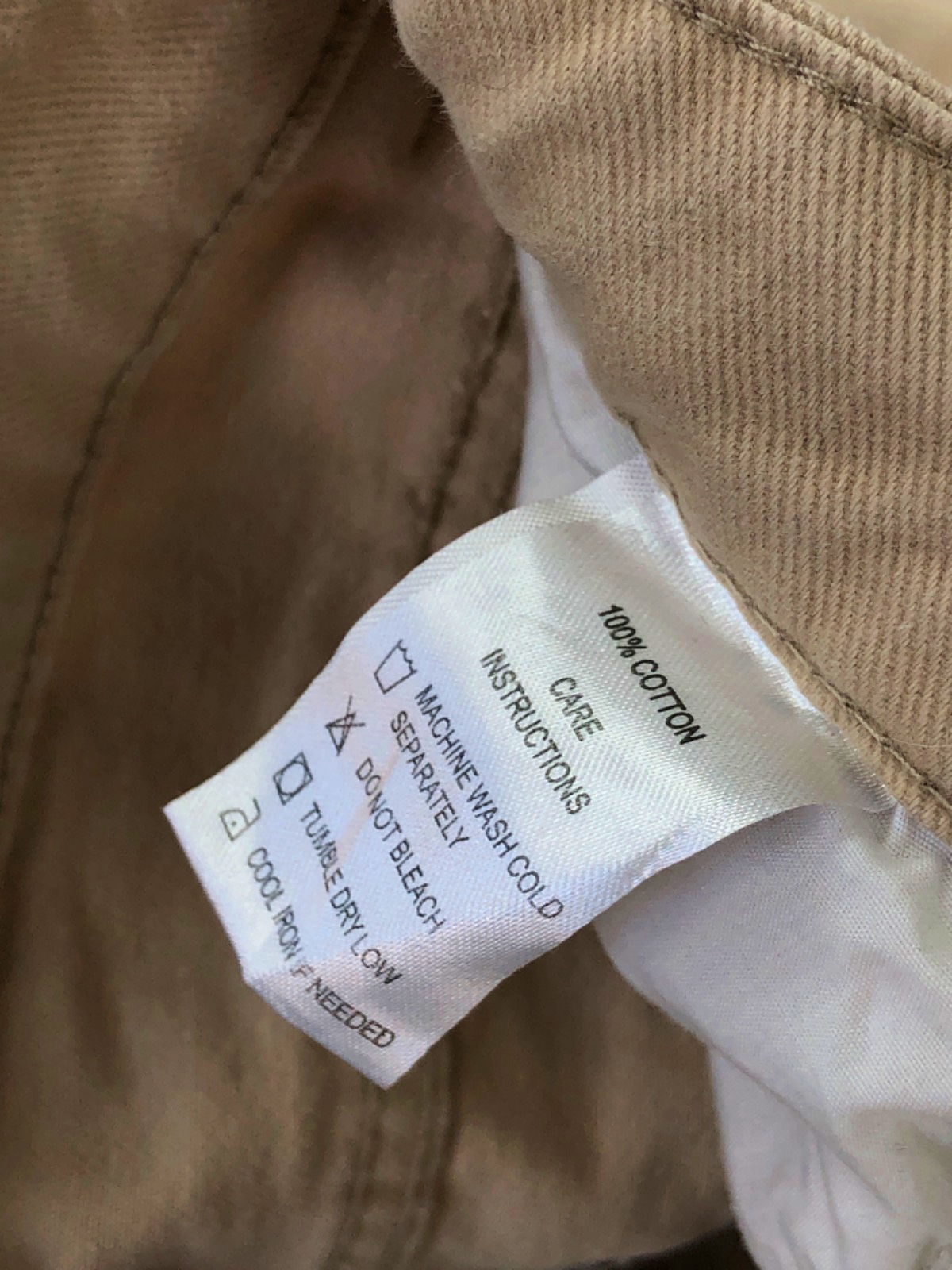 Motel Beige Denim Trousers UK S