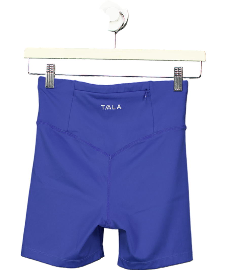TALA Blue Skinluxe High Waisted Cycling Shorts UK S