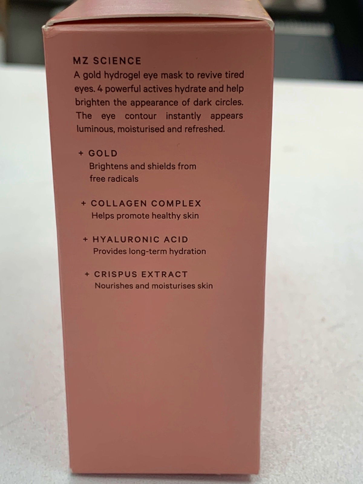 MZ Skin Hydra-Bright Gold Eye Mask 5 x 3g