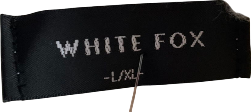 White Fox White Real Feelings Oversized Knit Sweater UK L/XL