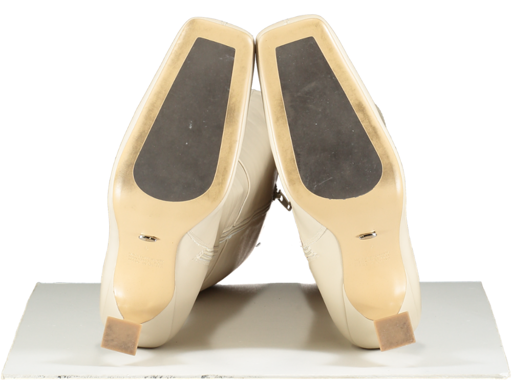 Tony Bianco Cream Fantasy Heeled Boot UK 6 EU 39 👠