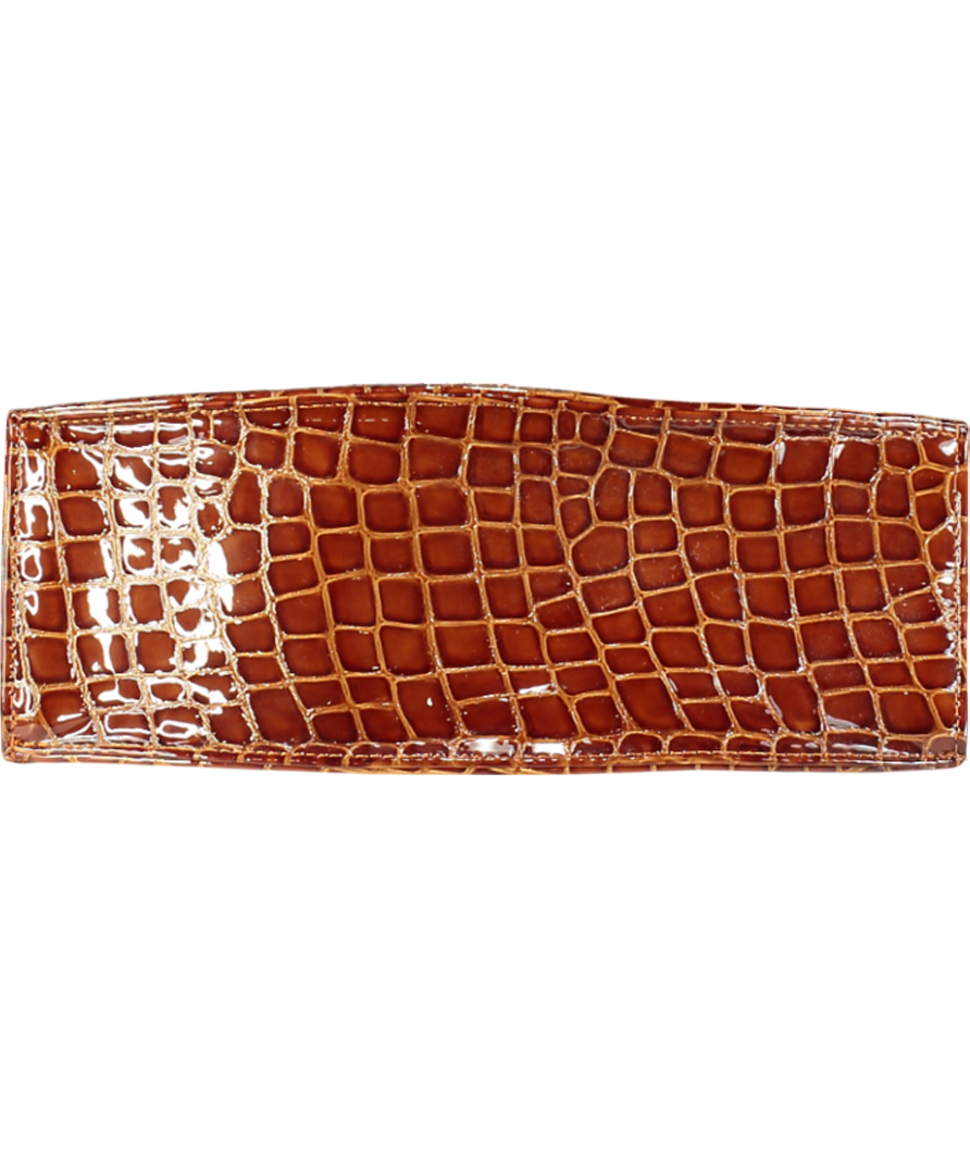 Vacare Brown Croc Effect Handbag