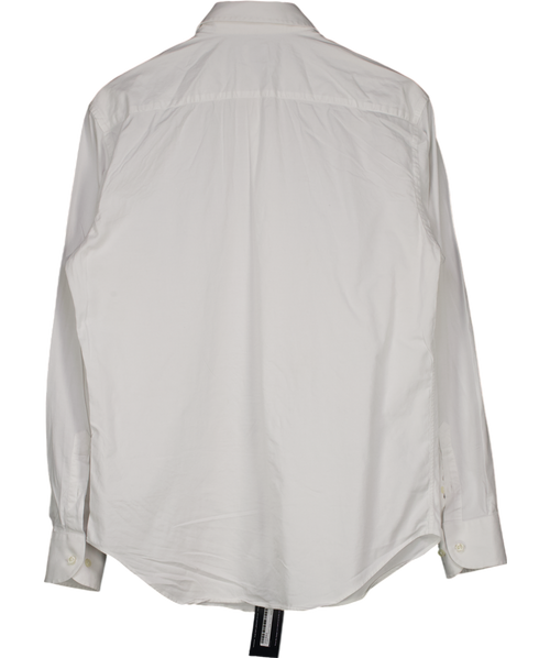 Armani Collection White Cotton Shirt Size 41 UK L