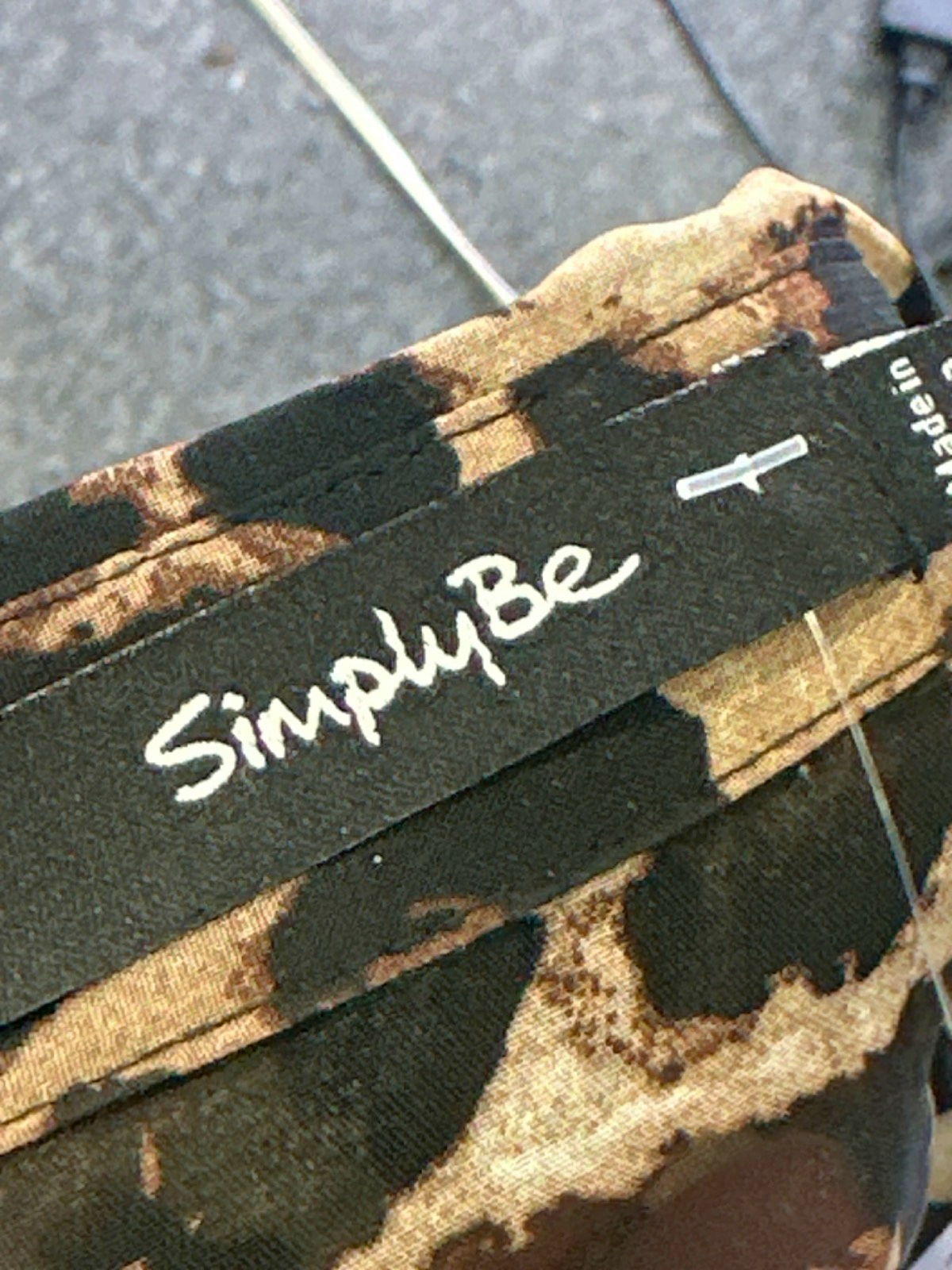 Simply Be Leopard Print Maxi Dress UK 26