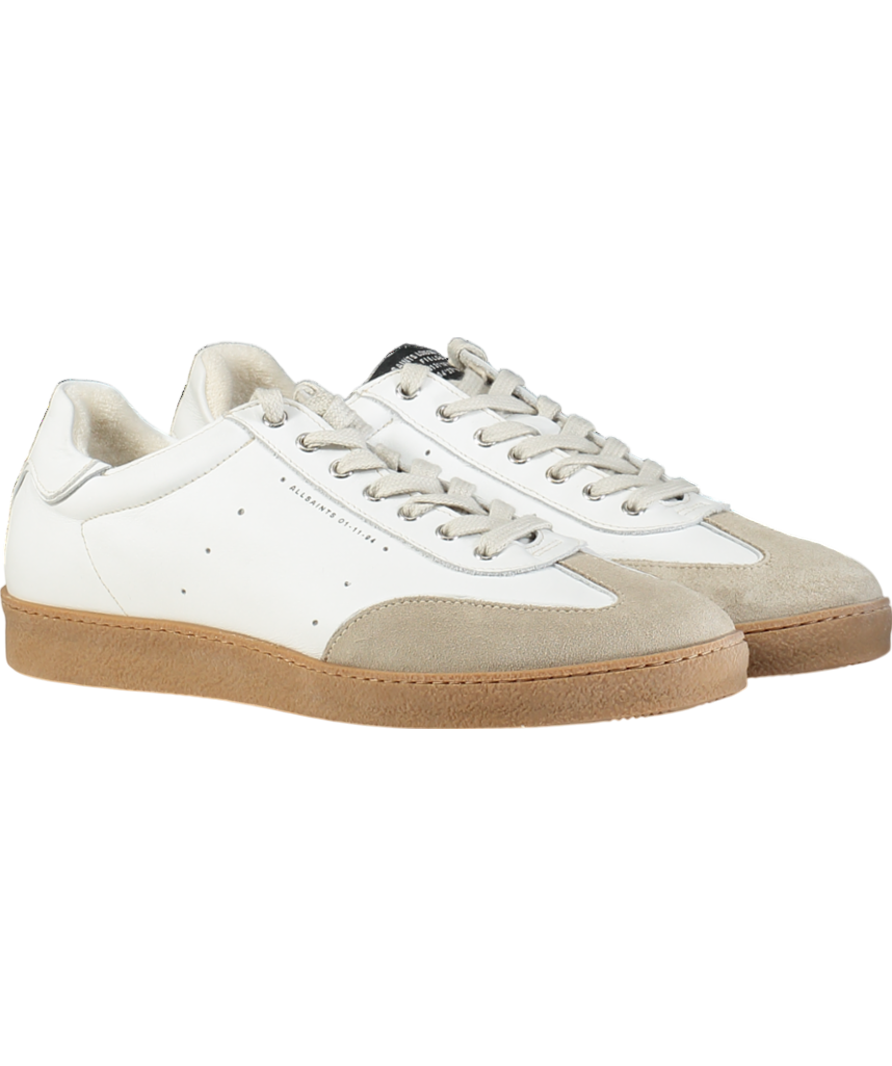 AllSaints White Leo Low Top Sneaker UK 9 EU 43 👞
