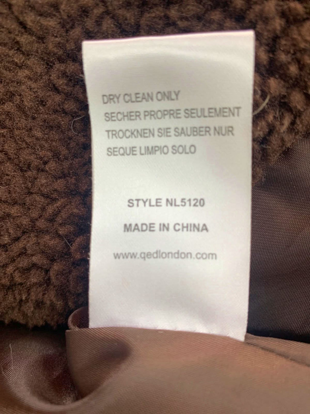 Chi Chi London Brown Teddy Coat UK 8