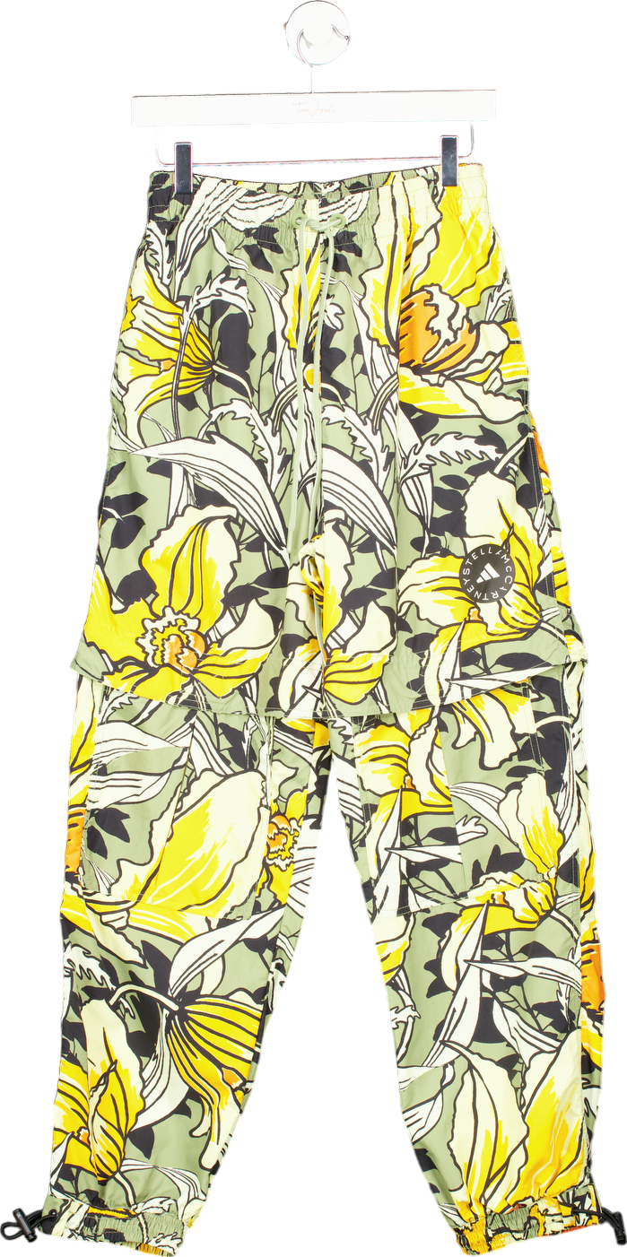 Adidas Stella McCartney Multicolour Floral Trousers UK S