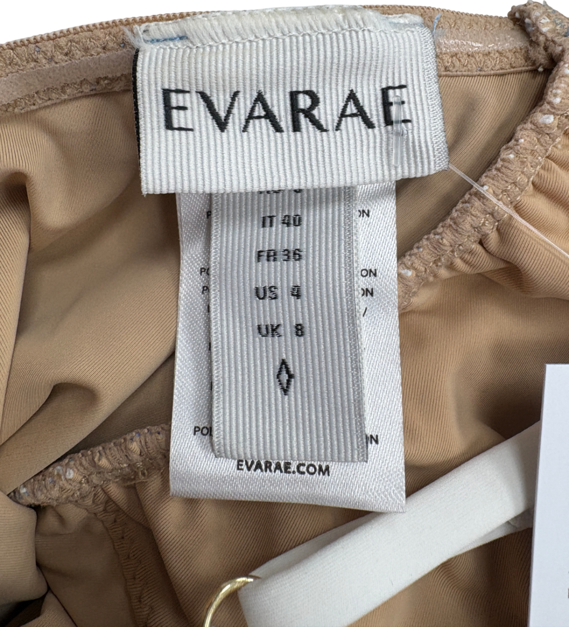 Evarae Blue Cross Neck Swimsuit UK 8