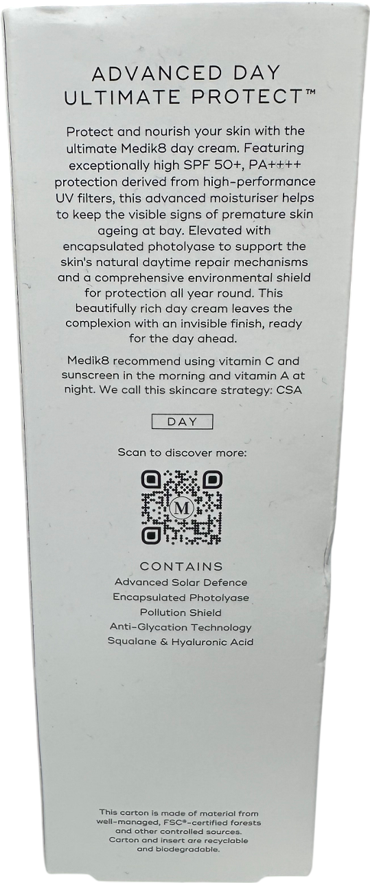 medik8 Age-defying Moisturiser With Photolyase Spf 50+ 50ml