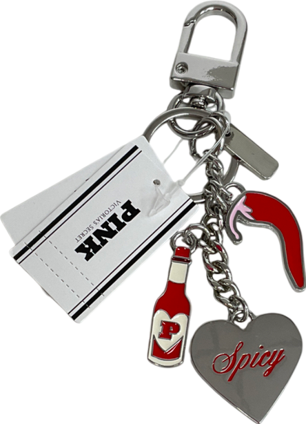 pink Red Spicy Keyring One Size