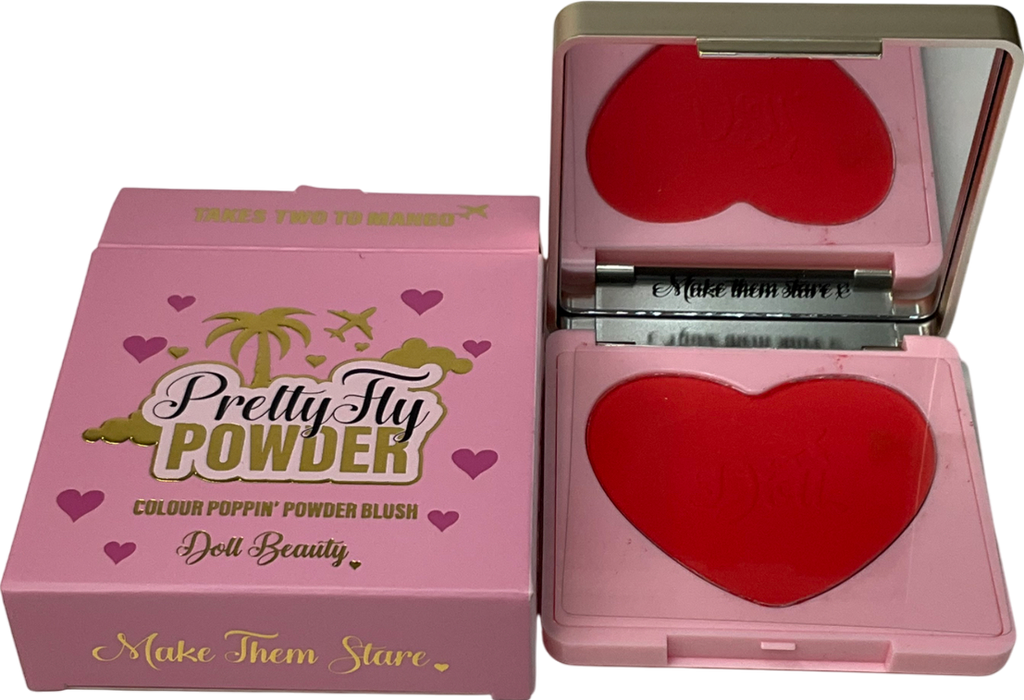 Doll Beauty Pretty Fly Powder Blusher Takes Two To Mango One size