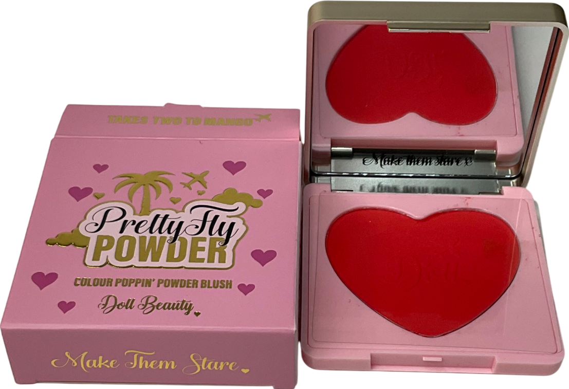 Doll Beauty Pretty Fly Powder Blusher Takes Two To Mango One size