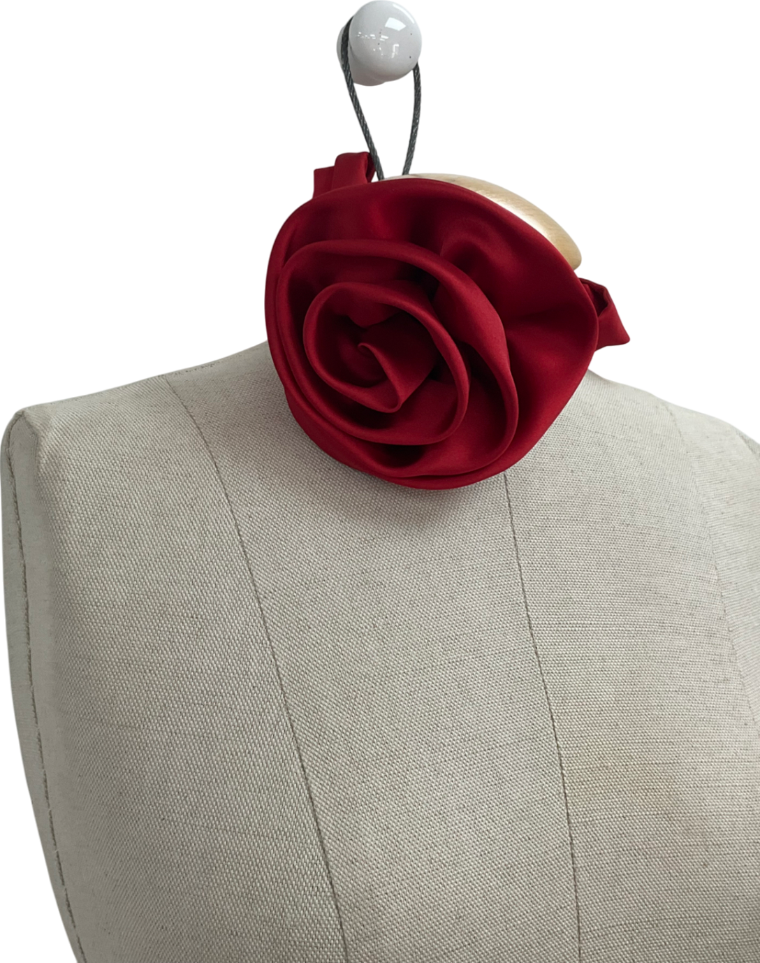 Arket Red Rose Neck Tie One Size