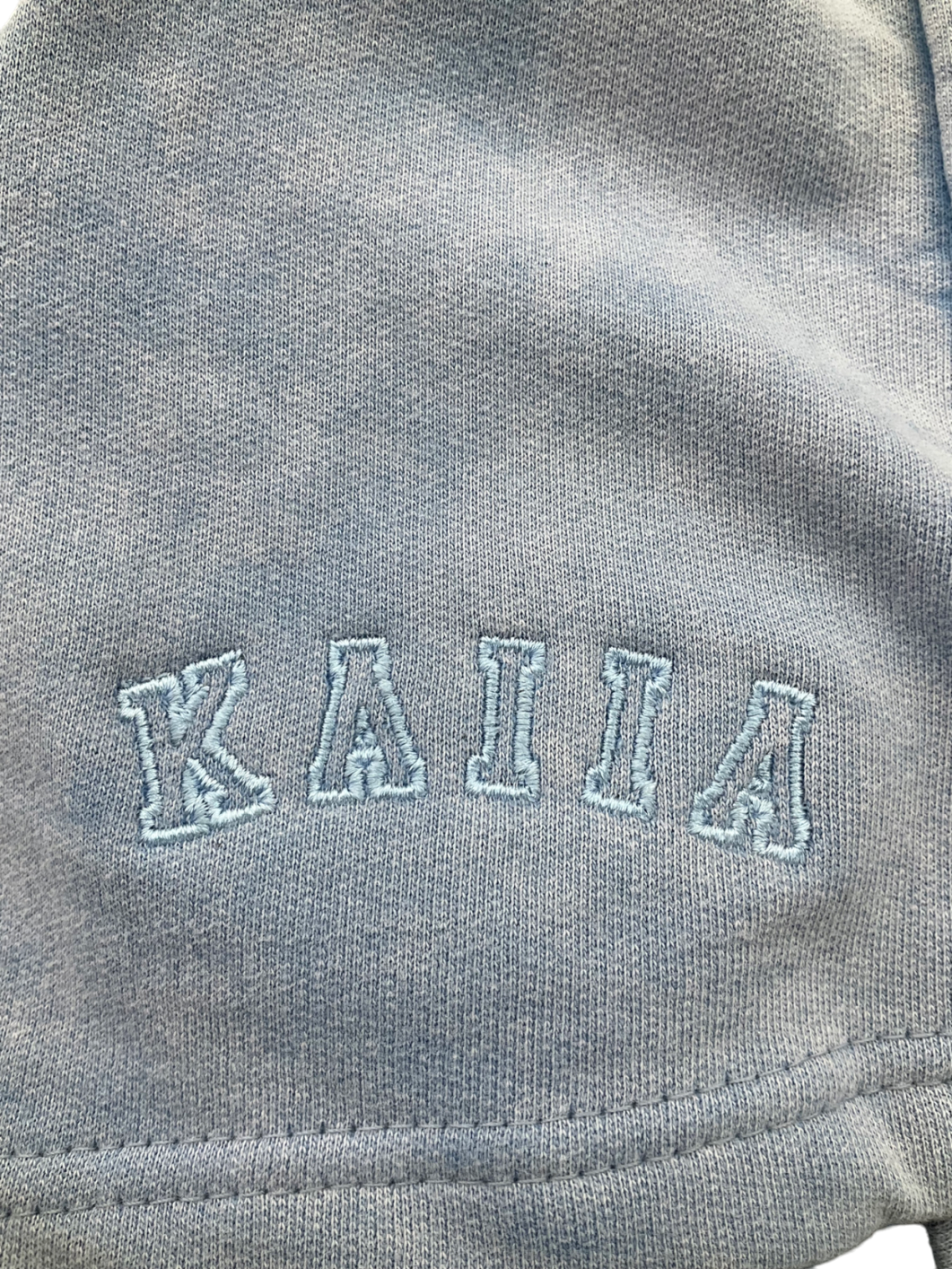 Kaiia the label Blue Logo Sweat Shorts UK 8