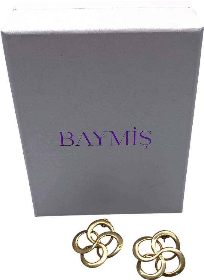 Baymis Metallic Celtic Design Earrings One Size