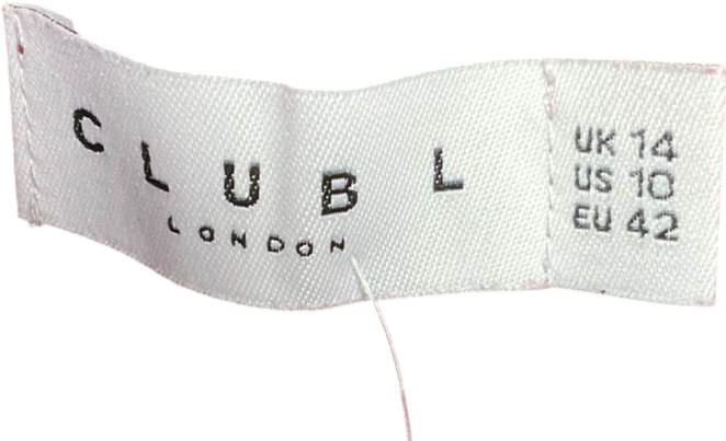 Club L Purple Burgundy Satin-blend Strapless Panelled Corset Top UK 14