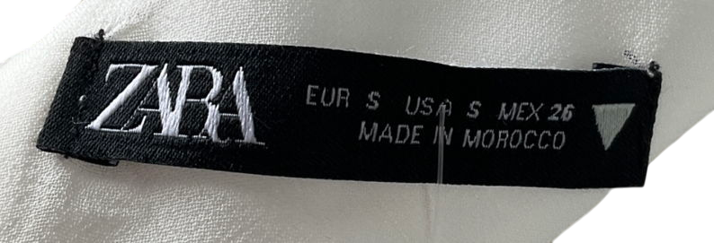 ZARA White Plain Tank Dress With Built In Shorts UK S