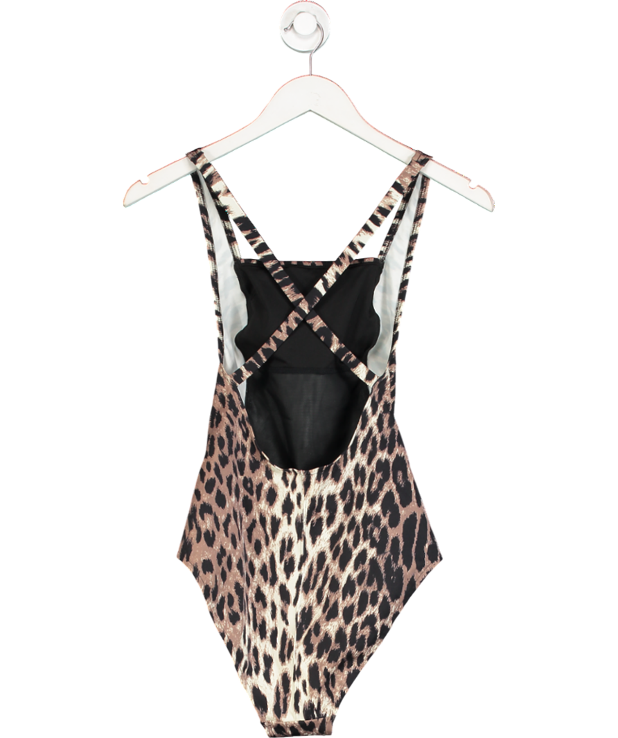 Wolford Brown Sculpt Essentials Beach Body Swimsuit UK S